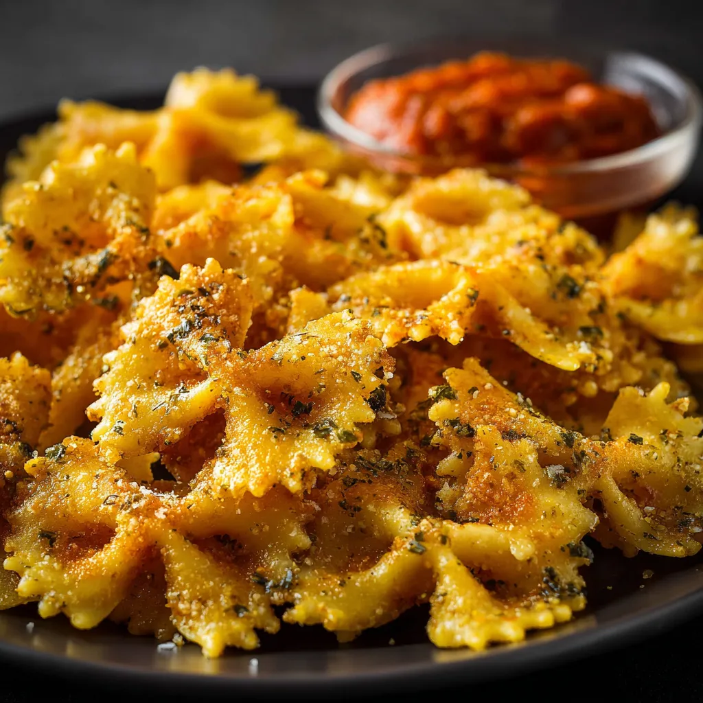 A plate of pasta with a bowl of sauce.