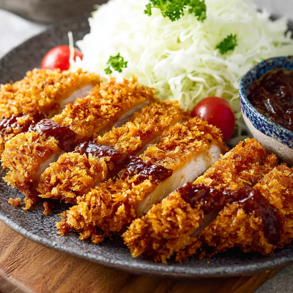 A plate of food with chicken and sauce.