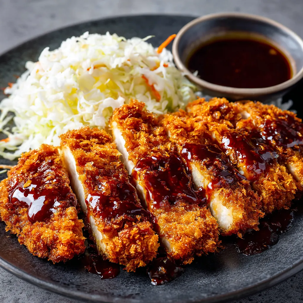 A plate of food with chicken and coleslaw.