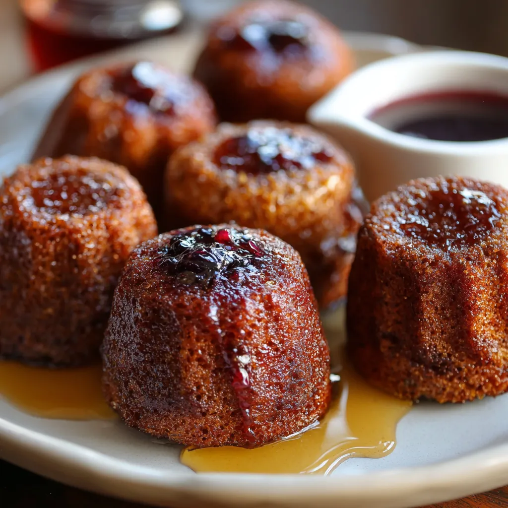A plate of cake with sauce on it.