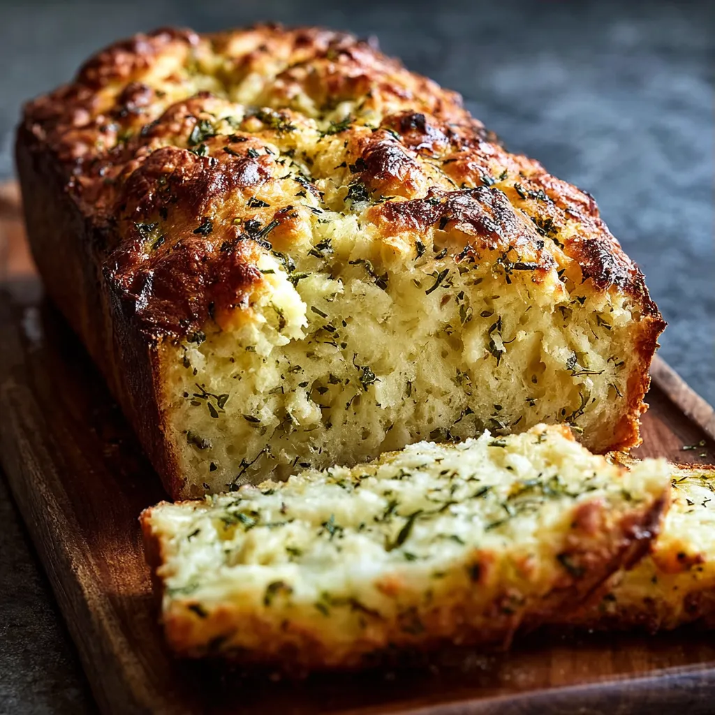 A slice of bread with herbs on it.