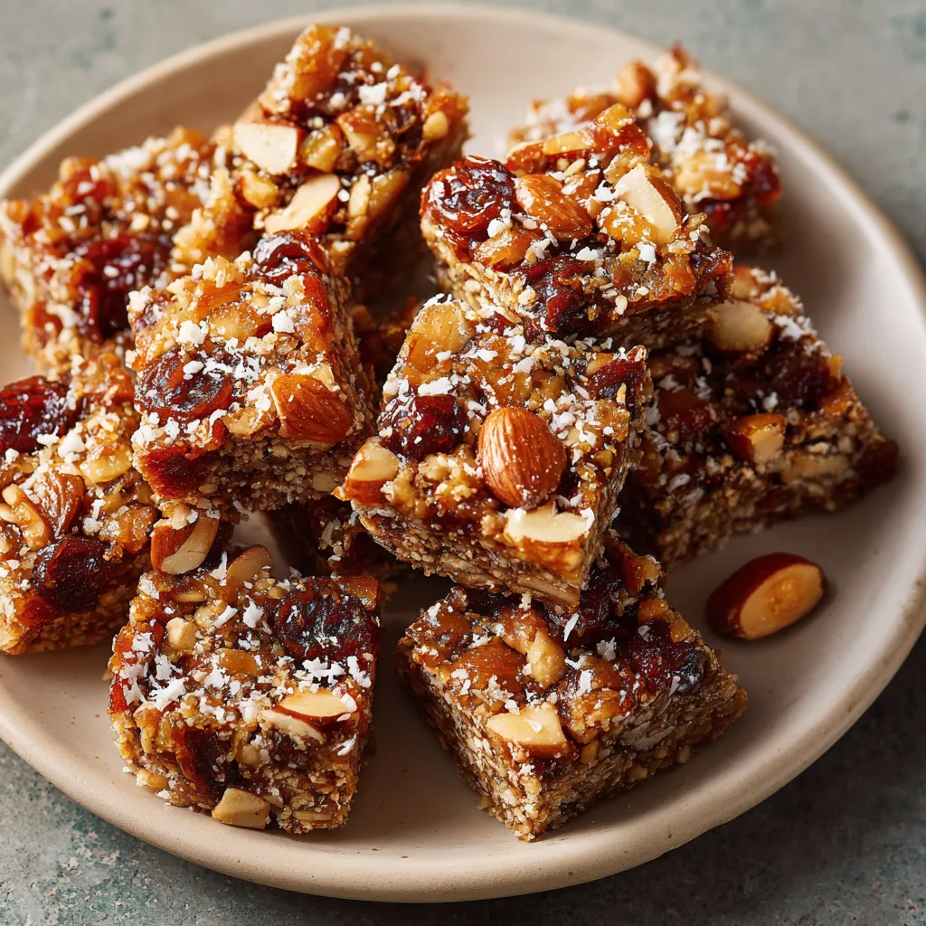A plate of food with nuts and fruit on it.