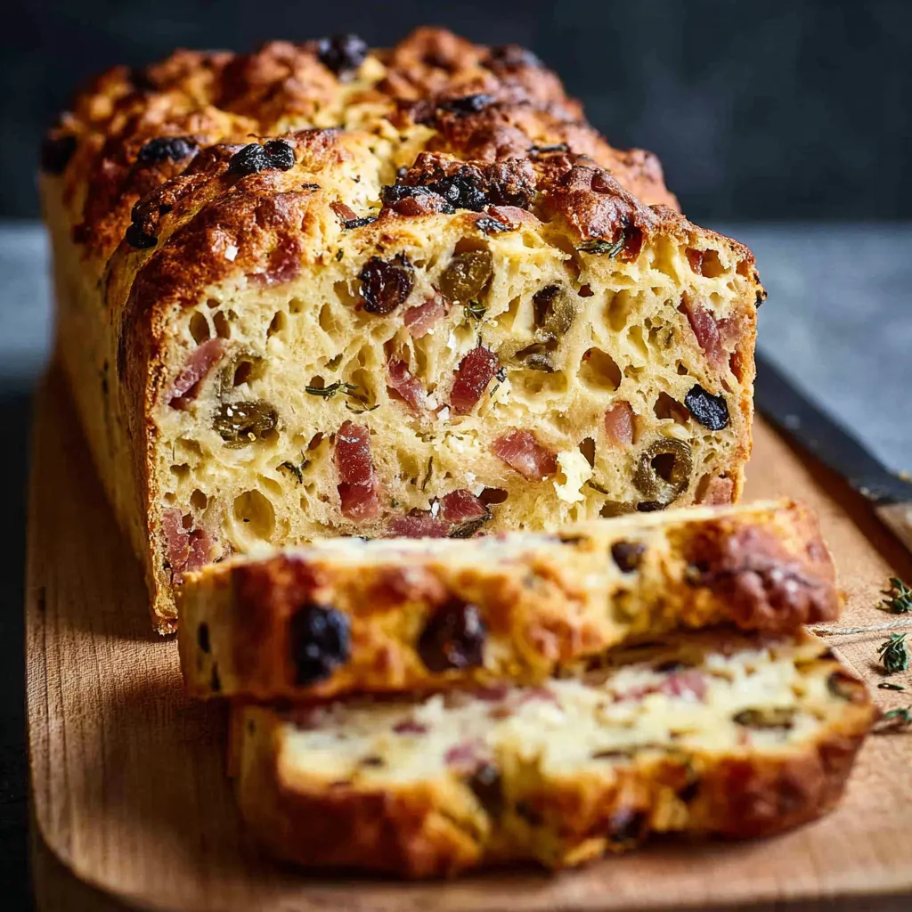A loaf of bread with raisins and nuts.