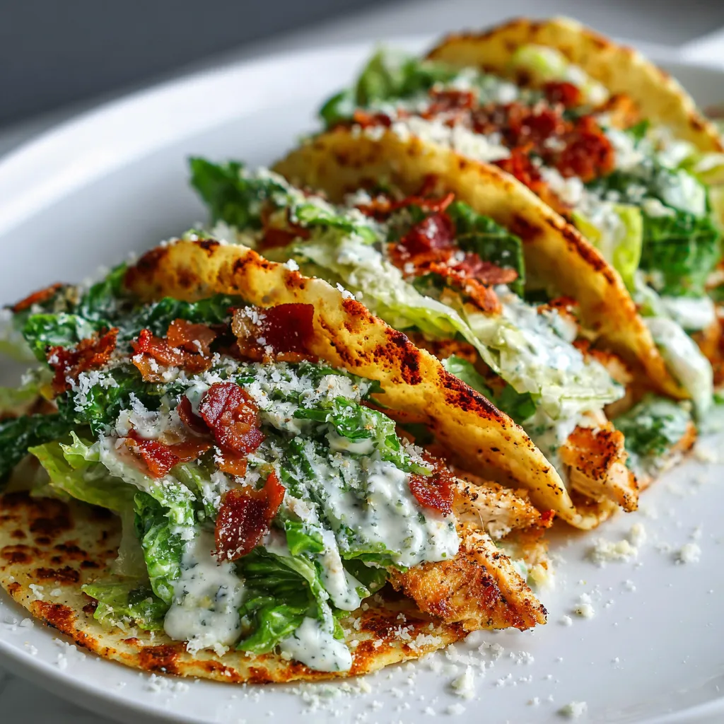 A plate of food with lettuce and bacon.
