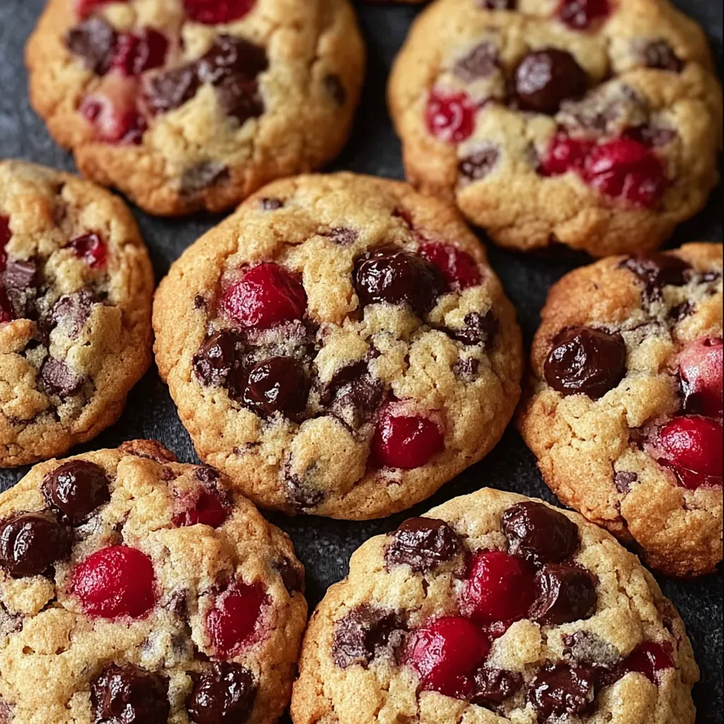 A plate of cookies with red and white toppings.