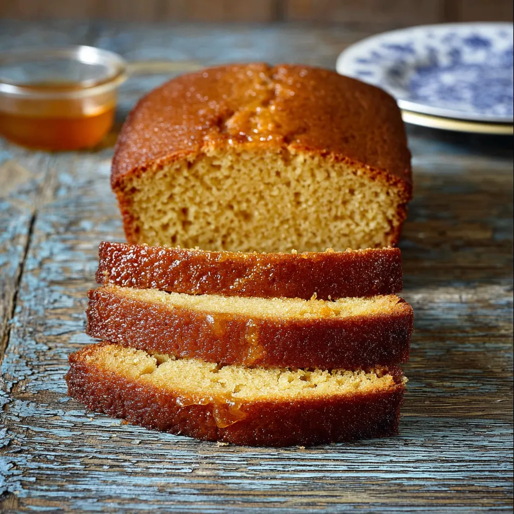 A slice of bread with honey on it.
