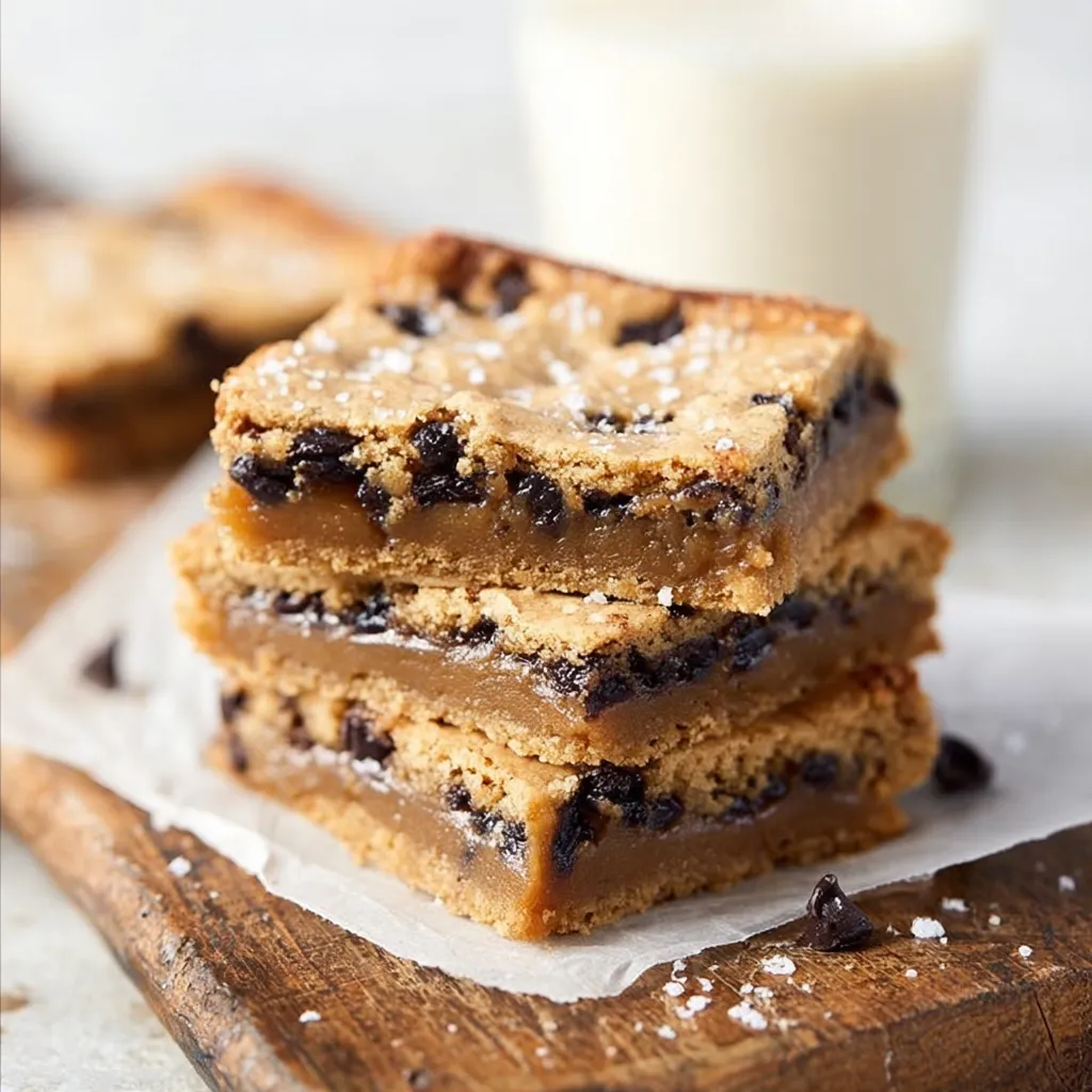 A stack of chocolate chip cookies with milk.