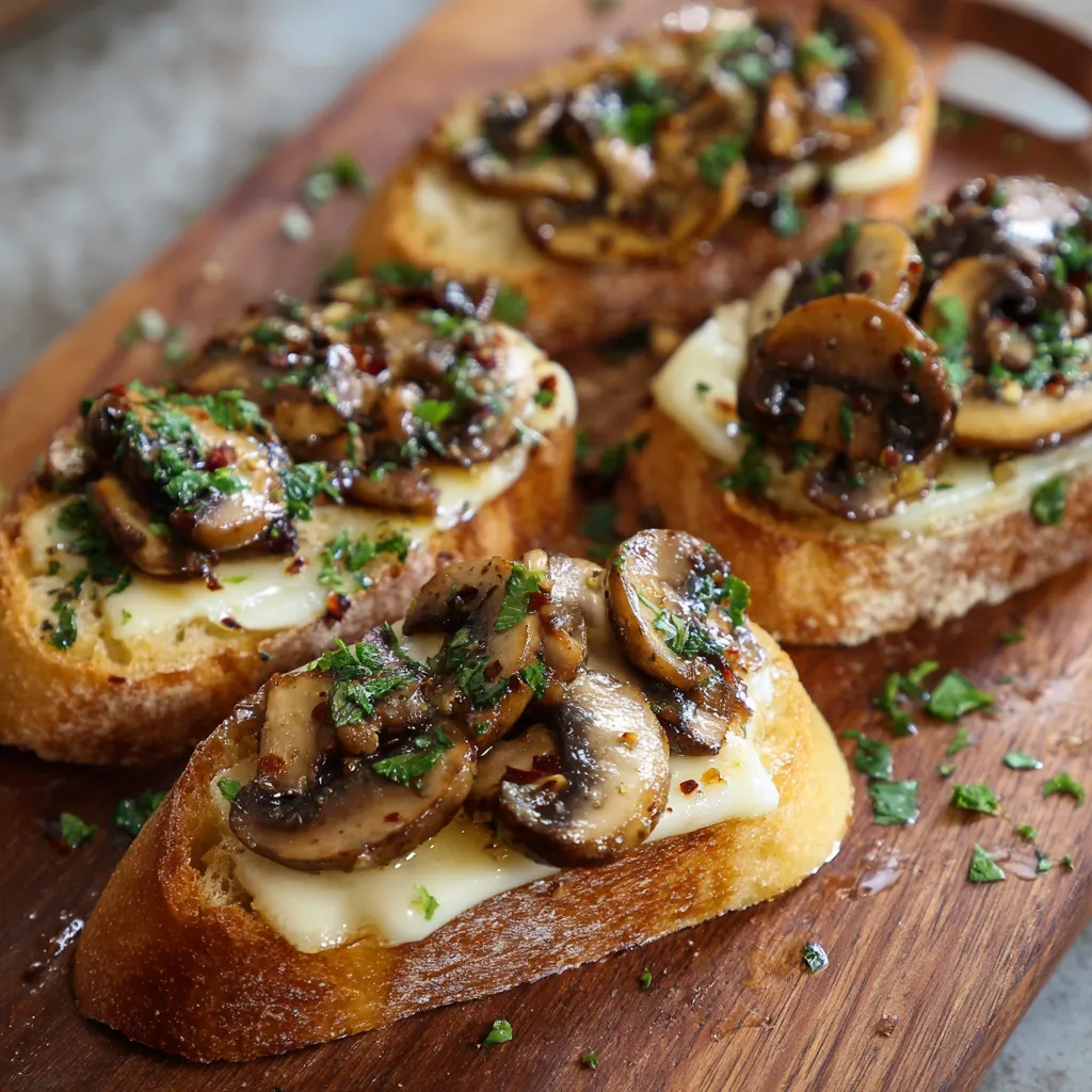 Mushrooms on toast.